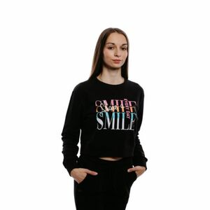 Dámská mikina AUTHORITY-S-SMILE black obraz