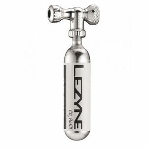 Pumpa na kolo LEZYNE-CONTROL DRIVE CO2 SILVER GLOSS WITH 25G CARTRIDGE obraz
