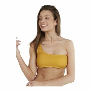 Dámské plavky vrchní díl FUNDANGO-Madison One Shoulder Top-235-dirt yellow obraz