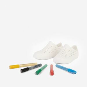 Dětské kroksy (rekreační obuv) COQUI-Star Draw Me white obraz