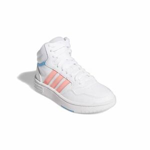 Dívčí rekreační obuv ADIDAS-Hoops Mid 3.0 K cloud white/acid red/sky rush obraz