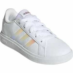 Dívčí rekreační obuv ADIDAS-Grand Court 2.0 K cloud white/iridescent/cloud white obraz