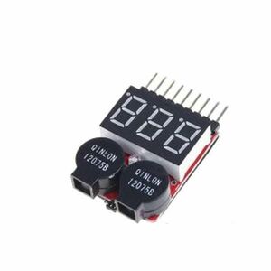 Ostatní Tester Li-Po baterií s výstrahou 8čl - alarm obraz