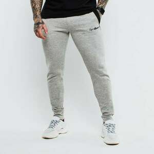 GymBeam Tepláky Slimfit Grey obraz