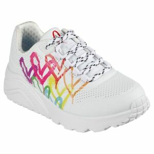 Dívčí rekreační obuv SKECHERS-Uno Lite Love Brights white obraz