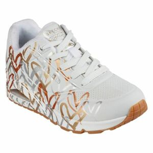 Dámská rekreační obuv SKECHERS-Uno Metallic Love W white/gold obraz