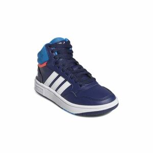 Chlapecká rekreační obuv ADIDAS-Hoops 3.0 Mid K dark blue/blue rush/turbo obraz