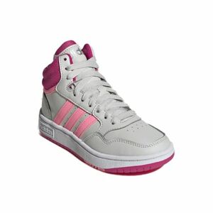 Dívčí rekreační obuv ADIDAS-Hoops 3.0 Mid K grey one/beam pink/team real magenta obraz