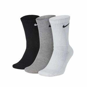 Ponožky NIKE-3 PACK-Everyday Cushion Crew-WHITE/MGREYH/BLACK obraz