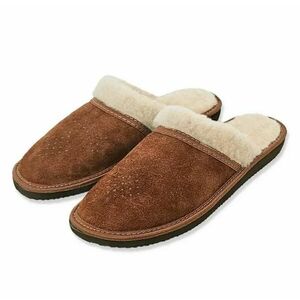 Ovčíno dámské kožené pantofle s ovčí vlnou - EU 41 obraz