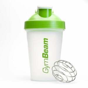 GymBeam Šejkr Blend Bottle průsvitně-zelený 400 ml obraz