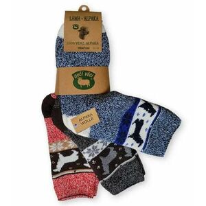 Ovčíno Lama Alpaka dámské vlněné ponožky sada 3 páry - EU 39-42 obraz