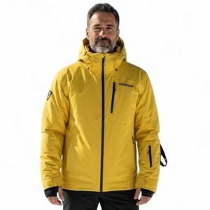 Pánská lyžařská bunda s kapucí BLIZZARD-Ski Jacket Silvretta, mustard yellow obraz