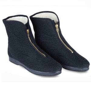 Ovčíno Pánské důchodky na zip černé - EU 46 obraz