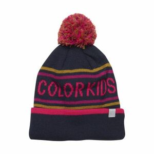 Chlapecká zimní čepice COLOR KIDS-Hat logo CK, pink glo obraz