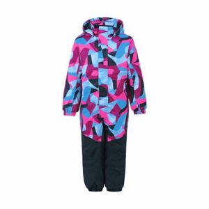 Dívčí zimní overal COLOR KIDS-Coverall AOP, AF 10.000, festival fuchsia obraz