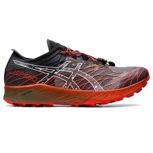 Pánská běžecká trailová obuv ASICS-FujiSpeed black/cherry tomato obraz