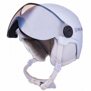 Dámská lyžařská helma se štítem BLIZZARD-W2W Double Visor ski helmet, white matt, smoke lens, mirror obraz