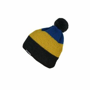 Zimní čepice BLIZZARD-Silvretta, black/yellow/blue obraz