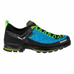 Pánská nízká turistická obuv SALEWA-Mountain Trainer 2 GTX M blue danube/fluo green obraz