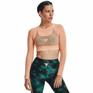 Dámské tréninkové triko s dlouhým rukávem UNDER ARMOUR PROJECT ROCK-UA PROJECT ROCK Sheer Mesh LS-ORG obraz