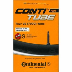 Duše na kolo CONTINENTAL-Tour 28 Wide - ventil FV42 obraz