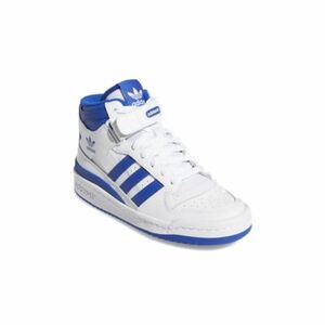 Chlapecká vycházková obuv ADIDAS ORIGINALS-Forum Mid cloud white/royal blue/cloud white obraz