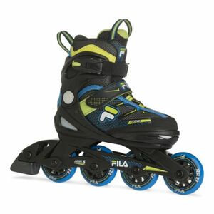 Dětské kolečkové brusle FILA SKATES-J-ONE BLUE/LIME obraz