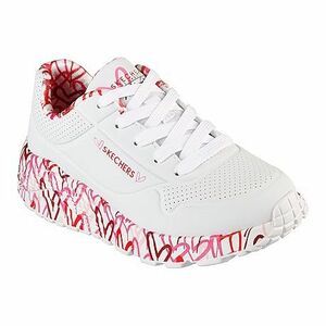 Dívčí rekreační obuv SKECHERS-Uno Lite Lovely Luv white/red obraz
