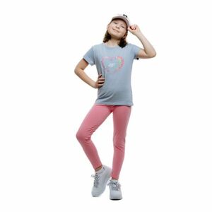 Dívčí legíny 4F JUNIOR-TIGHTS CAS F039-56S-LIGHT PINK obraz