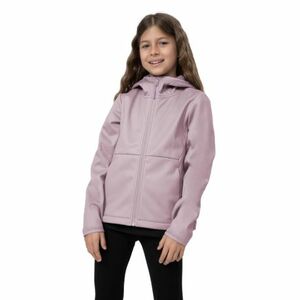 Dívčí turistická softshellová bunda 4F JUNIOR-SOFTSHELL JACKET F042-52S-LIGHT VIOLET obraz