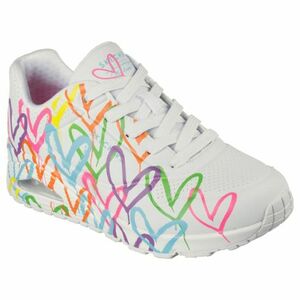 Dámská vycházková obuv SKECHERS-Uno Highlight Love white/multi obraz