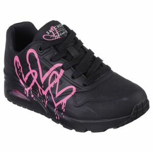 Dámská vycházková obuv SKECHERS-Uno Dripping In Love black/pink obraz