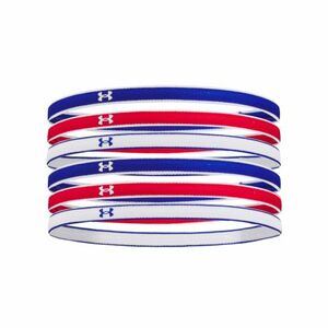 Dámská čelenka UNDER ARMOUR-UA Mini Headbands (6pk)-BLU 1286016-400 obraz