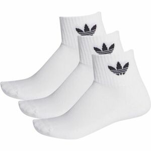 Ponožky ADIDAS ORIGINALS-3 PACK - MID ANKLE SCK-WHIT obraz