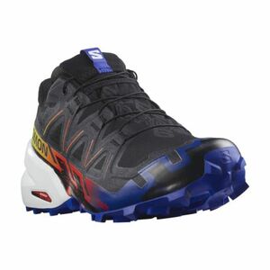 Pánská běžecká trailová obuv SALOMON-Speedcross 6 GTX Blue Fire black/surf the web/safety yellow obraz