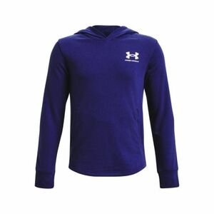 Chlapecká mikina s kapucí UNDER ARMOUR-UA Rival Terry Hoodie-BLU obraz