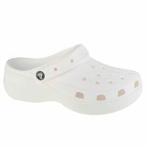 Dámské kroksy (rekreační obuv) CROCS-Classic Platform Clog W white obraz