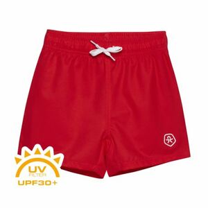 Chlapecké plavky COLOR KIDS-Swim Shorts - Solid, goji berry obraz