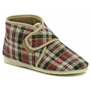 Pegres 1036 kárované dámské kotníkové papuče - EU 41 obraz