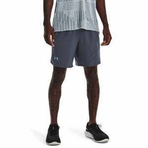 Pánské běžecké kraťasy UNDER ARMOUR-UA LAUNCH 7 inch 2-IN-1 SHORT-GRY obraz