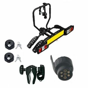 Peruzzo SIENA 2 kola nosič na tažné zařízení + 2x zámek nosiče + držák 1.kola + adaptér el. přípojky obraz