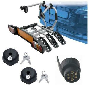 Peruzzo SIENA 3 kola nosič na tažné zařízení + 2x zámek nosiče + adaptér el. přípojky obraz