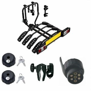 Peruzzo SIENA 4 kola nosič na tažné zařízení + 2x zámek nosiče + držák 1.kola + adaptér el. přípojky obraz