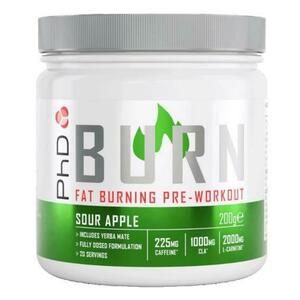 PhD Burn Pre-Workout 200g - Kyselé jablko obraz
