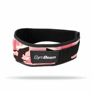GymBeam Dámsky fitness opasok Pink Camo obraz