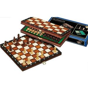 Philos Spiele Šachy dřevěné cestovní 27cm obraz