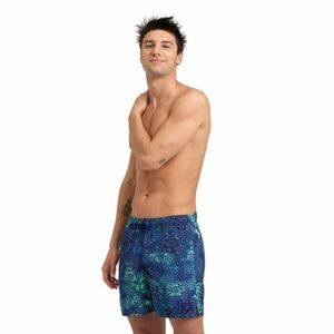Pánské plavky ARENA-MENS BEACH BOXER ALLOVER-660-kikko pro navy obraz