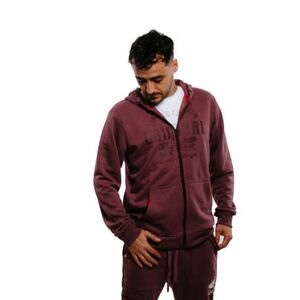 Pánská mikina se zipem AUTHORITY-H-ORIGINALS bordo obraz