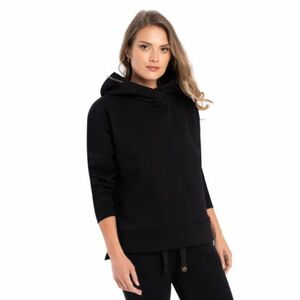 Dámská zateplená mikina s kapucí VOLCANO-B-VENA-700-BLACK obraz